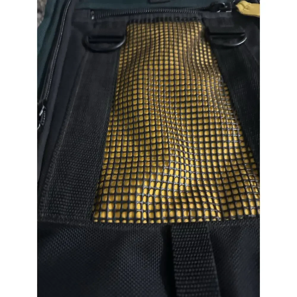 Vintage LL bean backpack Green And Yellow In Color
